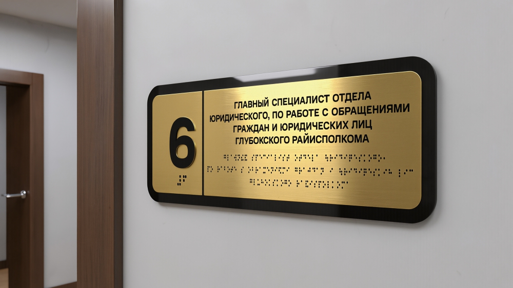 Таблички со шрифтом Брайля