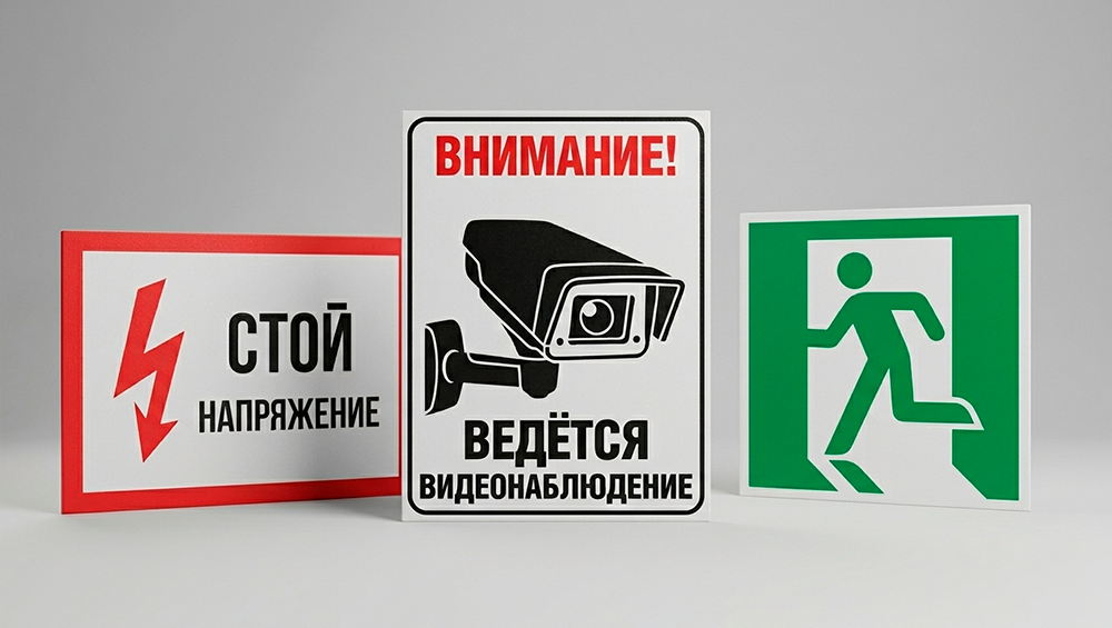 Информационные таблички